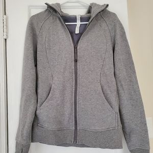 Grey Lululemon hoodie